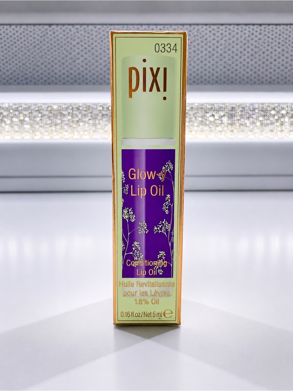 Pixi Glow Lip Oil — Purple & Gold Accents